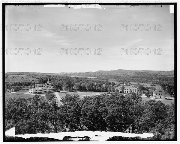 Poland Spring House from the Maine State Building, between 1880 and 1930. Creator: Unknown.