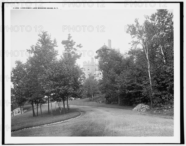A Driveway, Lake Mohonk House, N.Y., (1902?). Creator: Unknown.