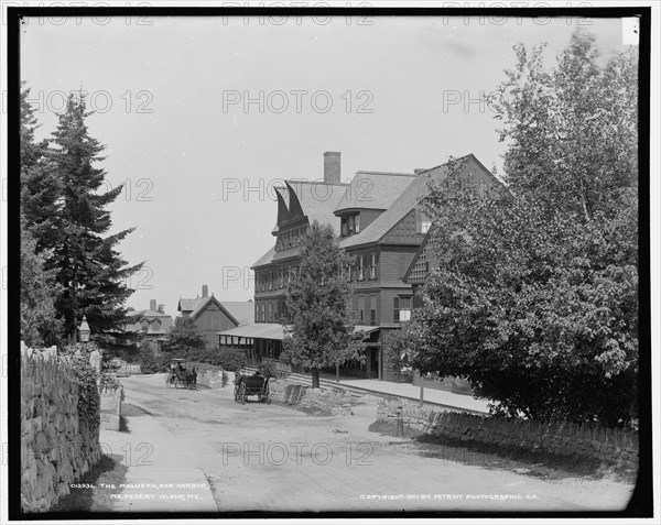 The Malvern, Bar Harbor, Mt. i.e. Mount Desert Island, Me., c1901. Creator: Unknown.