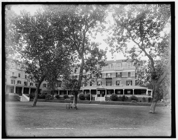 Hotel Gladstone, Narragansett, R.I., between 1880 and 1899. Creator: Unknown.