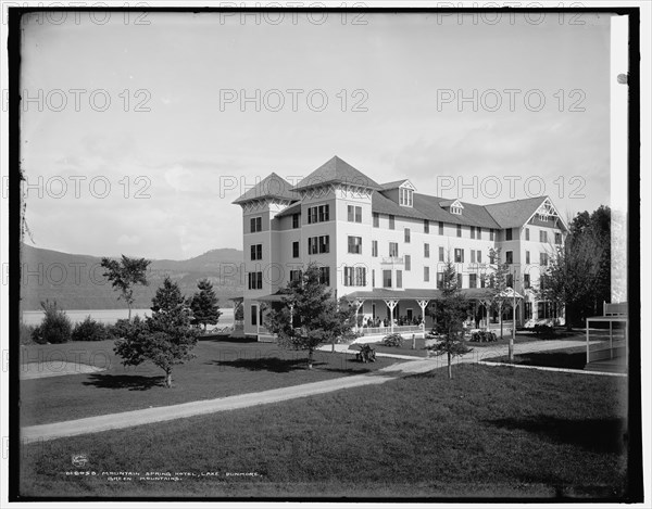 Mountain Spring Hotel, Lake Dunmore, Green Mountains, between 1900 and 1906. Creator: Unknown.
