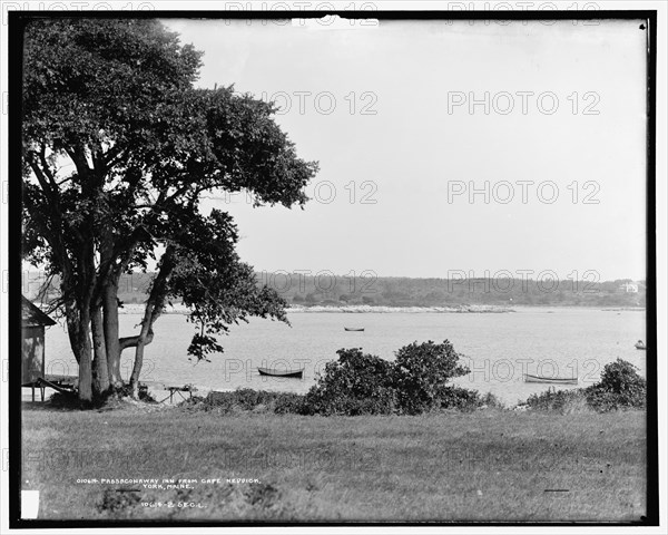 Passaconaway Inn from Cape Neddick, York, Maine, c1901. Creator: Unknown.