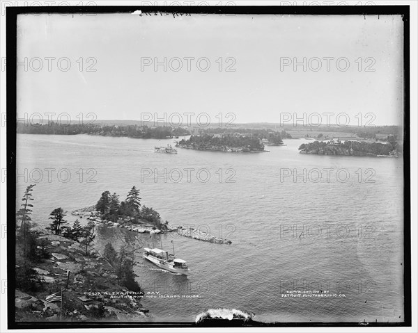 Alexandria Bay south from 1000 Islands House, c1901. Creator: Unknown.