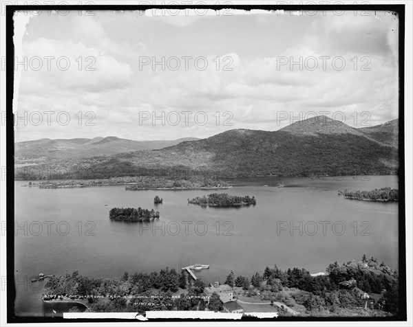 The Narrows from Shelving Rock, Lake George, between 1900 and 1906. Creator: Unknown.