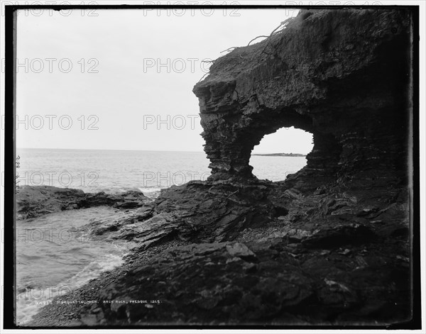 Marquette, Mich., Arch Rock, Presque Isle, between 1880 and 1899. Creator: Unknown.