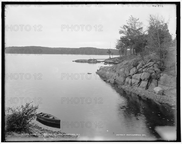 South Point, Raccoon Is., Lake Hopatcong, N.J., between 1890 and 1901. Creator: Unknown.