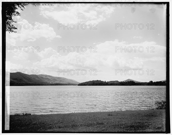 Looking across Lake Dunmore, between 1900 and 1906. Creator: Unknown.