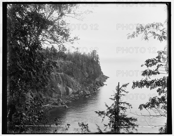 Marquette, Mich. near Pulpit Rock, Presque Isle, c1898. Creator: Unknown.