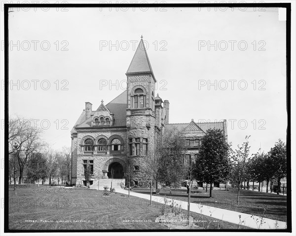 Public library, Dayton, Ohio, c1904. Creator: Unknown.