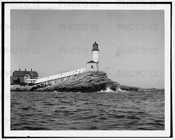 White Island Light, Isles of Shoals, N.H., c1901. Creator: Unknown.