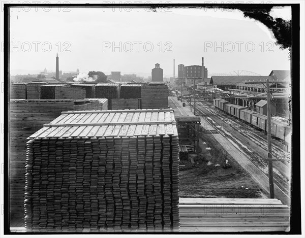 Winona, a sawmill plant, between 1890 and 1899. Creator: Unknown.