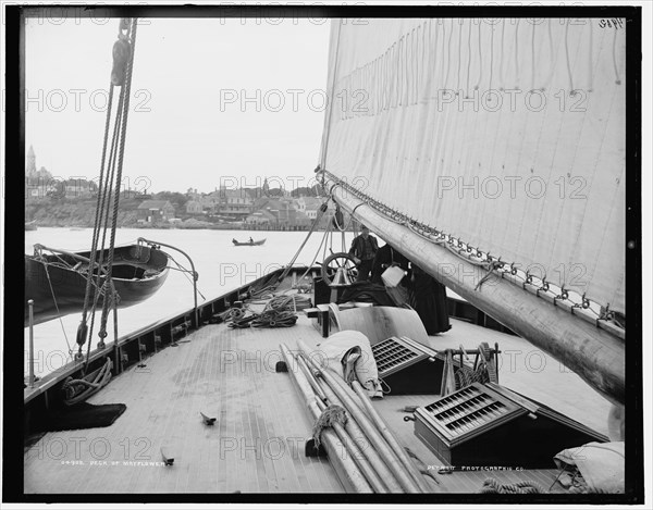 Deck of Mayflower, 1886. Creator: Unknown.