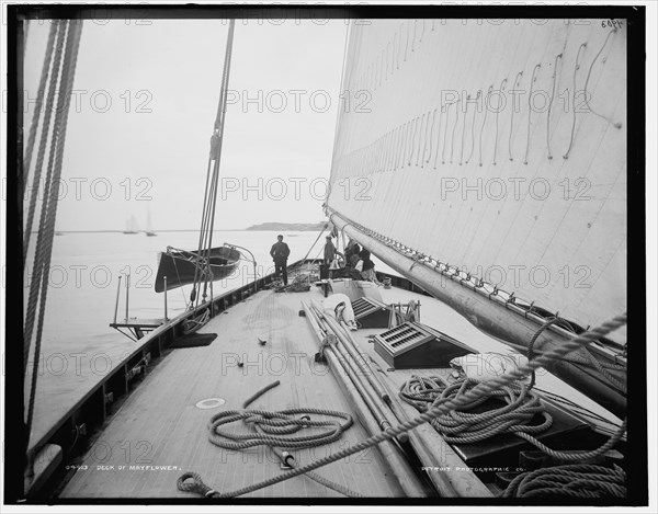 Deck of Mayflower, 1886. Creator: Unknown.