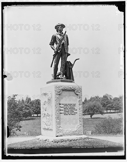 Minute Man, Concord, c1900. Creator: Unknown.