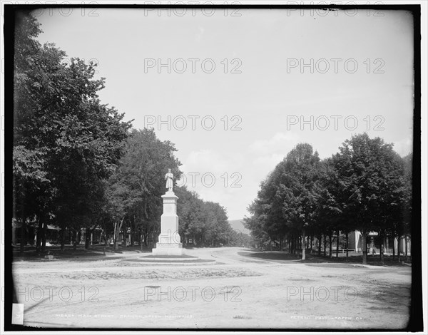 Main Street, Brandon, Green Mountains, between 1900 and 1906. Creator: Unknown.