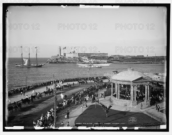 Malecon and El Morro, Havana, Cuba, c1904. Creator: Unknown.