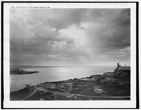 Morro Castle from Cabanas, Havana, Cuba, c1900. Creator: Unknown.