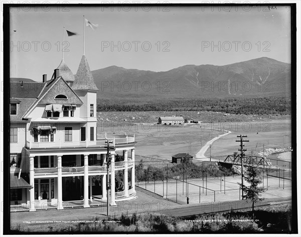 Mt. Washington from Mount Pleasant House, White Mountains, c1900. Creator: Unknown.