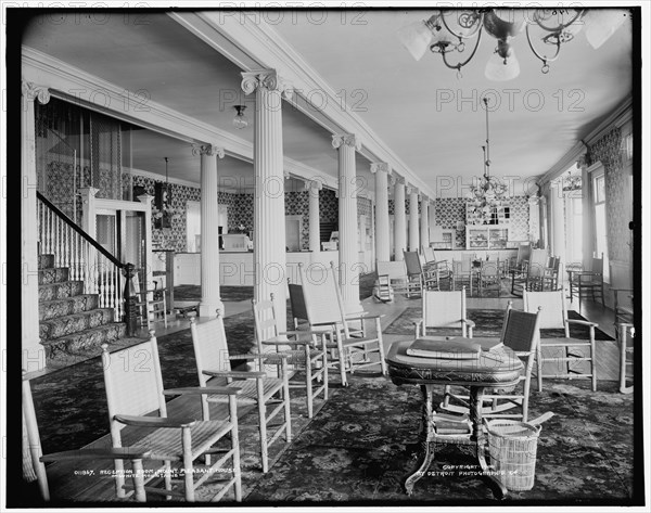 Reception room, Mount Pleasant House, White Mountains, c1900. Creator: Unknown.