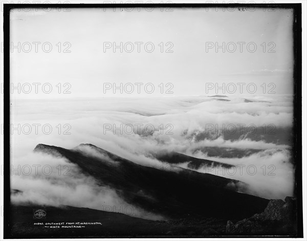 Southwest from Mt. Washington, White Mountains, c1900. Creator: Unknown.