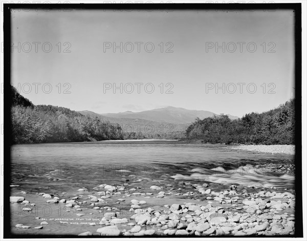 Mt. Washington from the Saco, North Conway, White Mountains, c1900. Creator: Unknown.