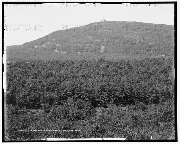 Mt. Tom and Mountain Park from the east, Holyoke, Mass., between 1900 and 1915. Creator: Unknown.