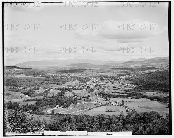 White Mountains & Franconia Mountains from Kilburn Crags, Littleton, White Mountains, c1900. Creator: Unknown.