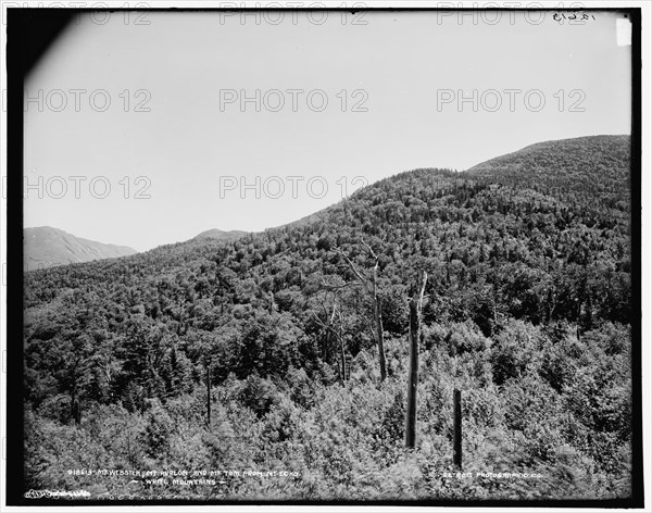 Mt. Webster, Mt. Avalon, and Mt. Tom, White Mountains, between 1890 and 1901. Creator: Unknown.