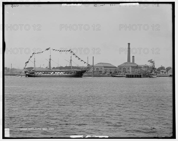 Charleston i.e. Charlestown Navy Yard, c1900. Creator: Unknown.