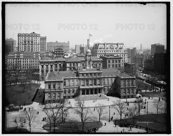 City Hall, New York, c1904. Creator: Unknown.