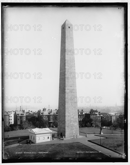 Bunker Hill Monument, between 1890 and 1899. Creator: Unknown.