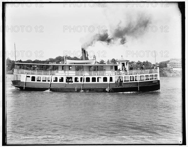 Ongiara, Niagara Navigation Co., between 1890 and 1901. Creator: Unknown.