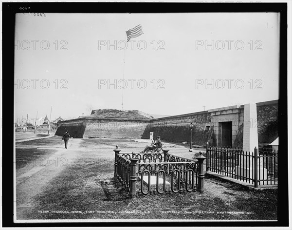 Osceola's grave, Fort Moultrie, Charleston, S.C., c1900. Creator: Unknown.