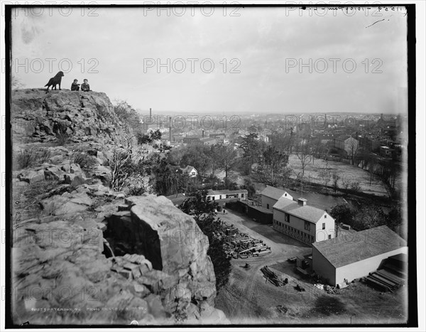 Paterson, N.J., from Reservoir Park, between 1890 and 1901. Creator: Unknown.