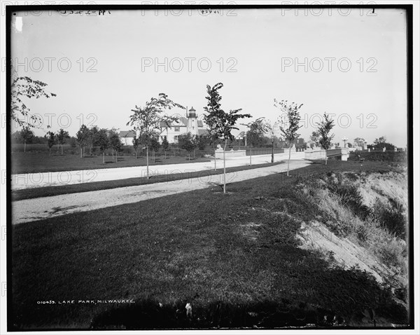 Lake Park, Milwaukee, between 1890 and 1901. Creator: Unknown.