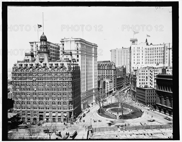 Bowling Green, New York, c1900. Creator: Unknown.