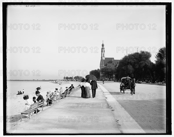 Lake Shore Drive, Jackson Park, Chicago, Ill., c1907. Creator: Unknown.