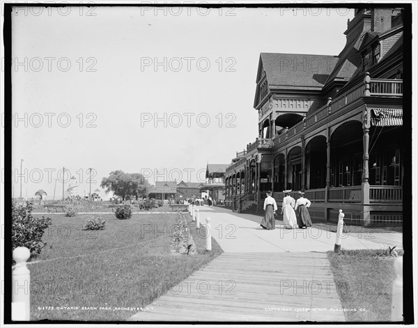 Ontario Beach Park, Rochester, N.Y., c1905. Creator: Unknown.