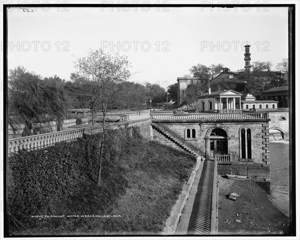 Fairmount Water Works, Philadelphia, between 1890 and 1901. Creator: Unknown.