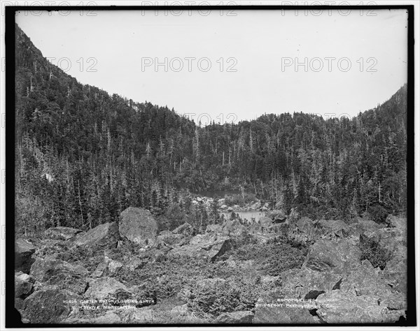 Carter Notch looking north, White Mountains, c1900. Creator: Unknown.