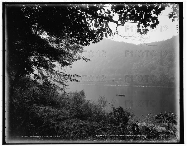 Delaware River above gap, c1900. Creator: Unknown.