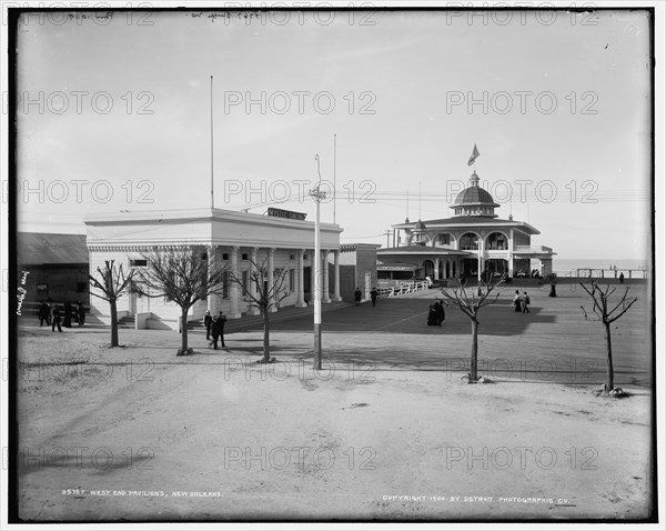 West End pavilions, New Orleans, c1900. Creator: Unknown.