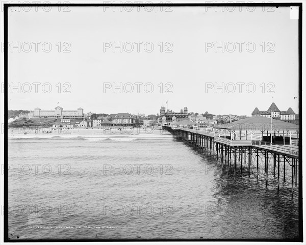 Old Orchard, Me., from end of pier, c1904. Creator: Unknown.