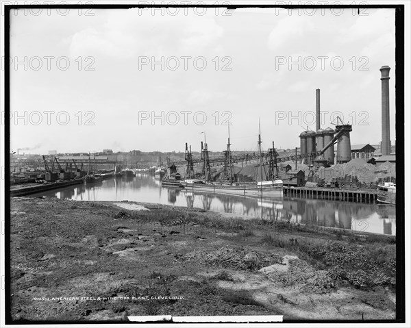 American Steel & Wire Company's plant, Cleveland, c1901. Creator: Unknown.