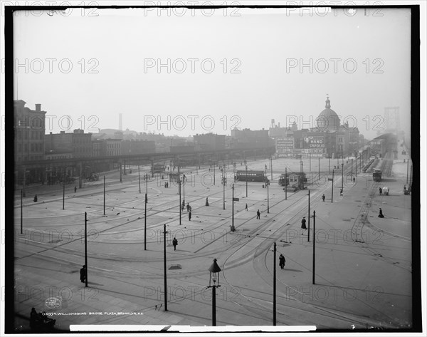 Williamsburg Bridge Plaza, Brooklyn, N.Y., c1906. Creator: Unknown.