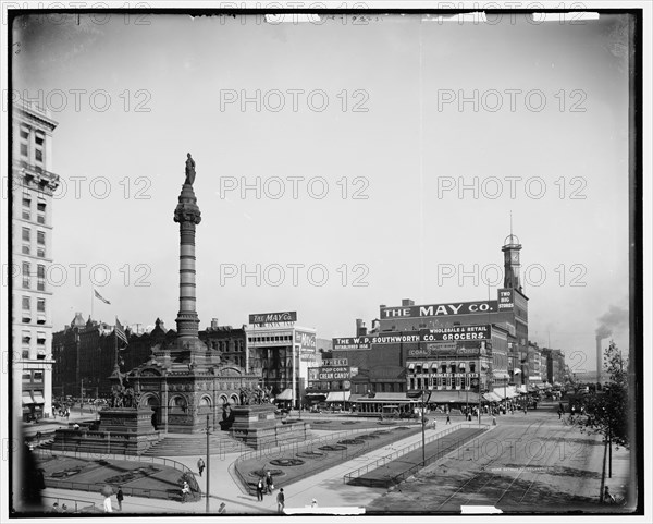 City Square, Cleveland, c1900. Creator: Unknown.