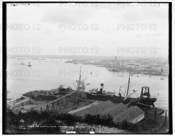 Harbor from Cabanas, Havana, Cuba, c1900. Creator: Unknown.