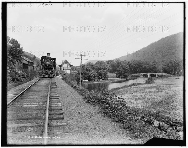 Below Hunlocks i.e. Hunlock, Pa., between 1890 and 1901. Creator: Unknown.