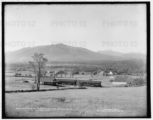 Cherry Mtn. and Franconia Range from Waumbek House, White Mountains, c1900. Creator: Unknown.