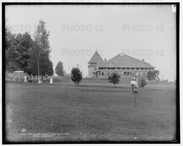 Maplewood casino from golf links, White Mountains, c1900. Creator: Unknown.